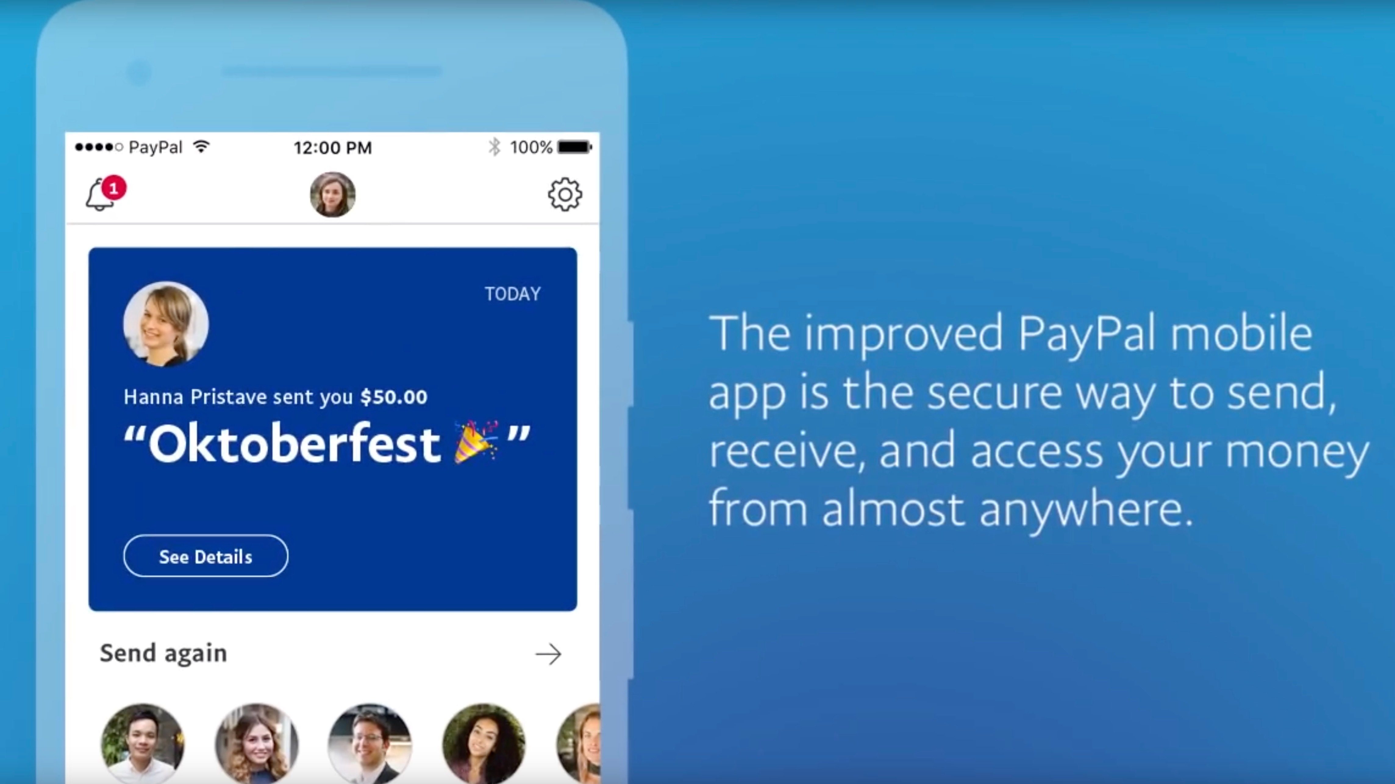 PayPal Mobile Cash: A Simple and Safe Way to Split the Costs of the Take-Away from Last Night