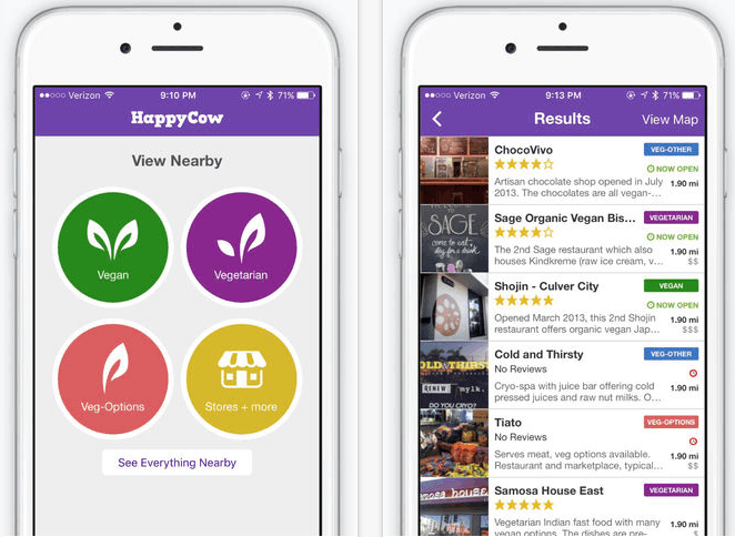 Happy Cow: Find Out All About the App that Helps Find the Best Vegan Restaurants