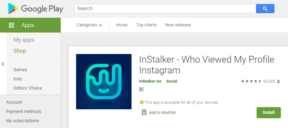InStalker - See Who Viewed A Profile